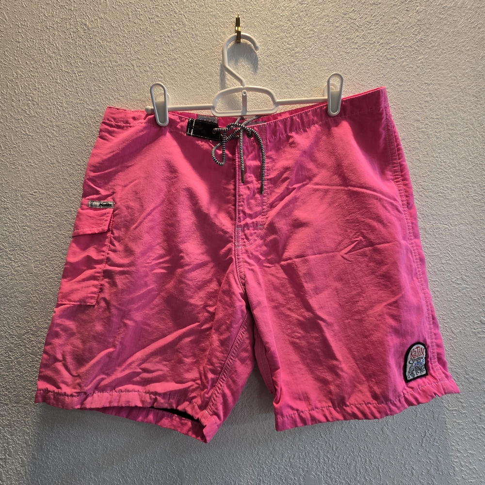 Katin Bright Pink Men's Swim Board Shorts